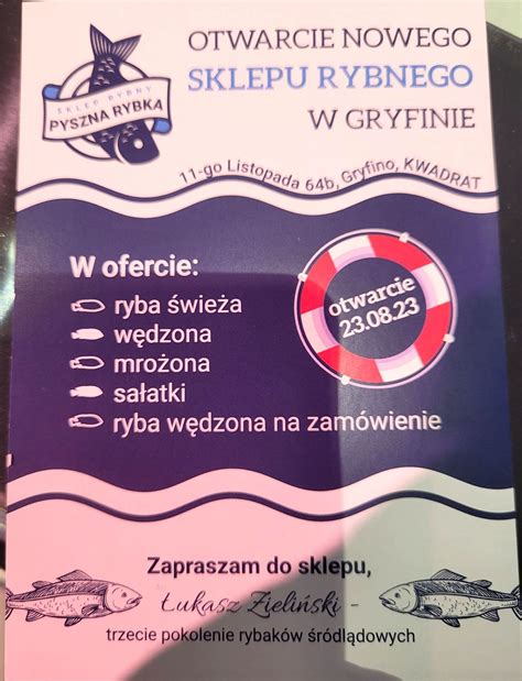 Nowy sklep rybny zostanie wkrótce otwarty