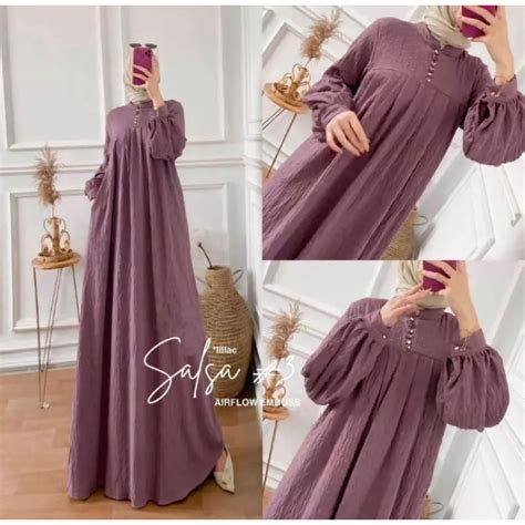 Jual GAMIS SALSA CRINKLE AIRFLOW GAMIS MAXY W DRESS SALSA DRESS