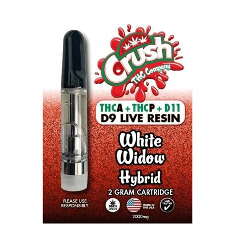 Crush Live Resin Cartridge 2g D8 Gas