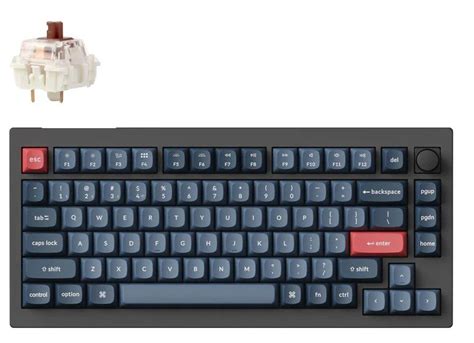 Купити Клавіатура Keychron V Max Key RGB Hot Swap Gateron Jupiter Brown Knob V MD KEYCHRON