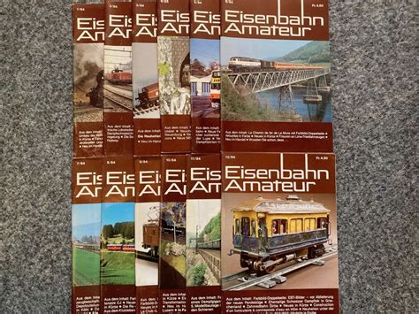 Eisenbahn Amateur Kompletter Jahrgang Kaufen Auf Ricardo