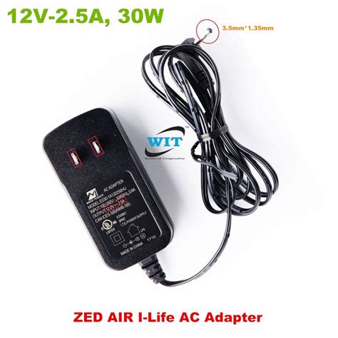 MASS Power 12V 2 5A 30W Port 3 5mm 1 35mm Power Adapter E030