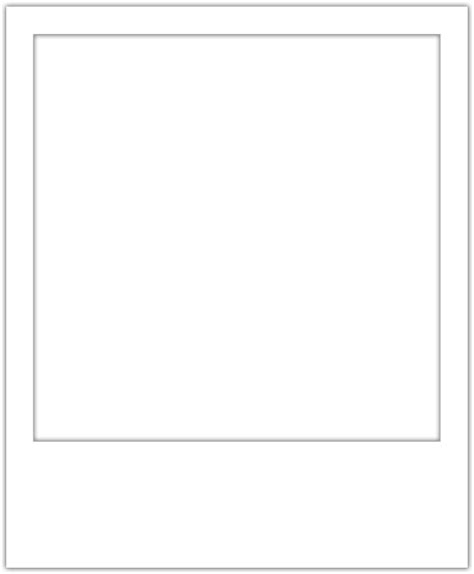 Polaroid Frame Template Overlay Transparent Transparent Polaroid