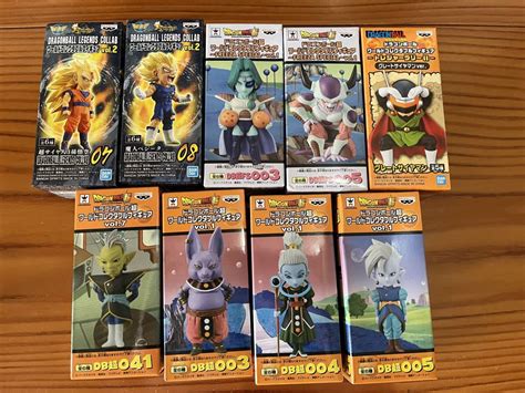 【未使用】未開封 Wcf ドラゴンボール超 ワールドコレクタブルフィギュア シリーズ 孫悟空 ベジータ Vol1 Vol2 Vol7まとめ