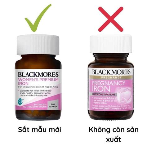 Blackmores Womens Premium Iron Viên Uống Bổ Sung Sắt Ikute