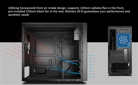 DeepCool Matrexx 30 Mini Tower Micro ATX Gaming Case | Redline ...