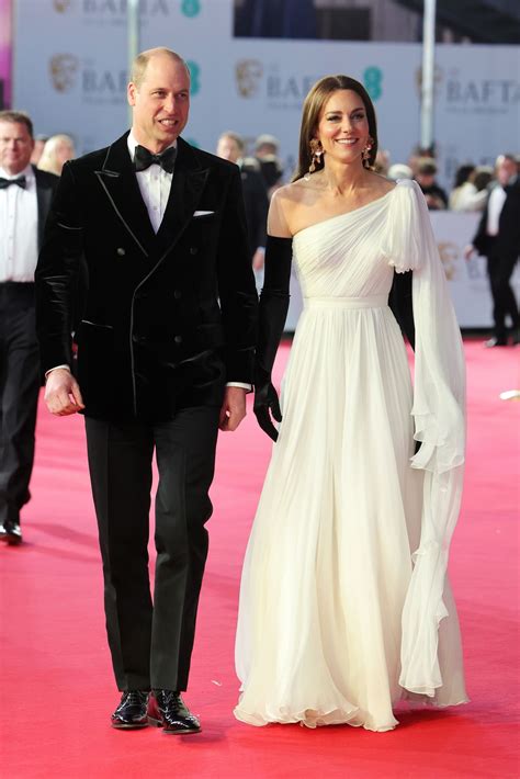 KATE MIDDLETON and Prince William at EE Bafta Film Awards 2023 in
