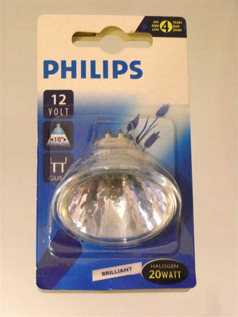 5 X Philips Brilliantline Halogen Halogenlampe 12V Spot Reflektor 20W