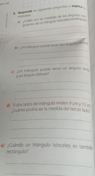 Solved Alor Dell 3 Responde Las Siguientes Preguntas Y Explica Ty