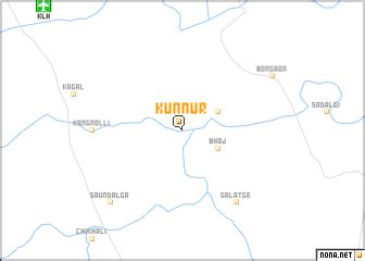 Kunnur (India) map - nona.net