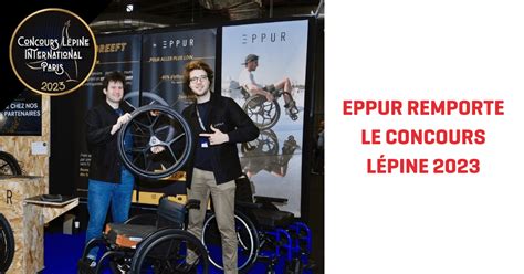 La start up EPPUR grande gagnante du Concours Lépine 2023 Eurasanté