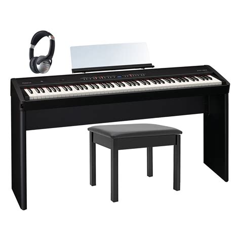 Disc Roland Fp Digital Piano Deluxe Bundle Black At Gear Music