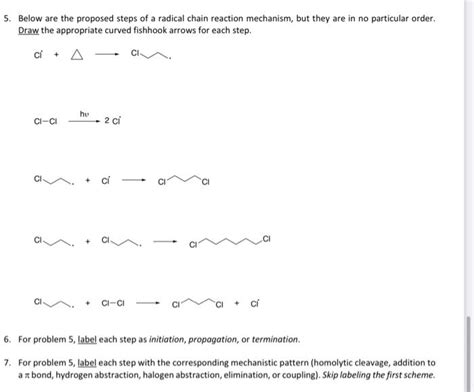 Solved Draw The Appropriate Curved Fishhook For Each Chegg