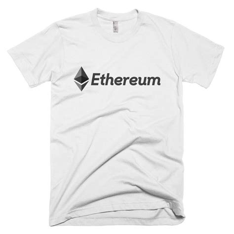 Ethereum ETH Logo Symbol Crypto Shirt Short Sleeve T Shirt Satoshi