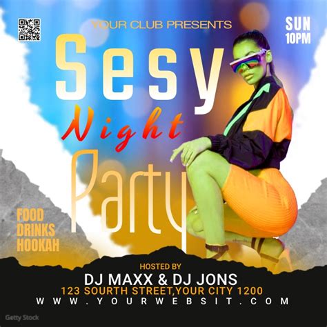 Copy Of Sexy Night Party Flyer Postermywall