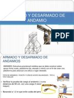 Procedimiento De Armado Y Desarme De Andamios Tubulares