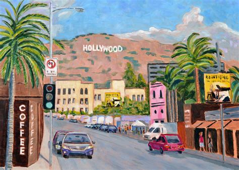 Hollywood Sign Painting