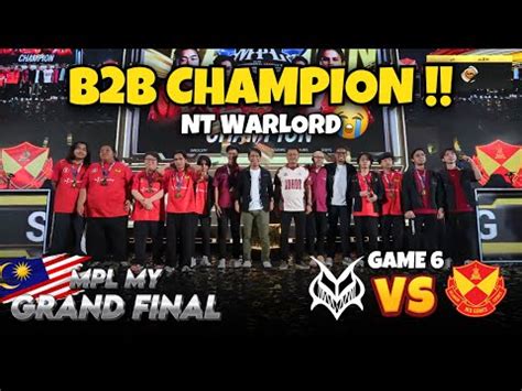 Srg Back To Back Champion Mpl My S Vms Vs Srg Game Grand Final Mpl