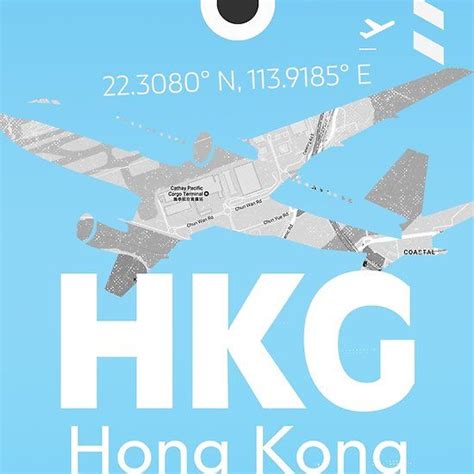 Nome Do Aeroporto Asiático Cujo Código É Hkg - Airport code HKG Hong kong | Poster wall art, Travel decor, Poster art
