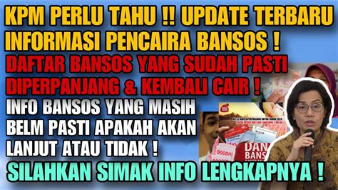 UPDATE TERBARU DAFTAR BANSOS YANG FIX CAIR HINGGA AKHIR TAHUN 2024