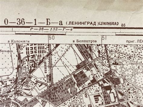 Original WWII German map of Leningrad - Oorlogsspullen.nl - Militaria shop