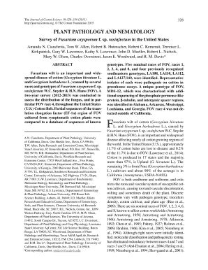 Fillable Online Plant Pathology And Nematology Fax Email Print Pdffiller