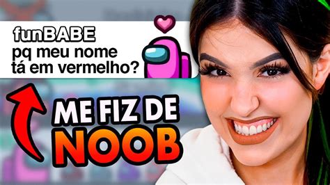 Fingi Que Sou Impostora No Among Us Youtube