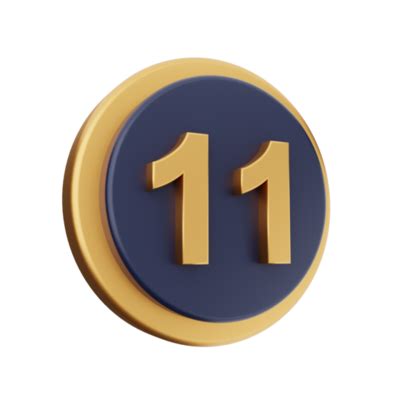 blue number