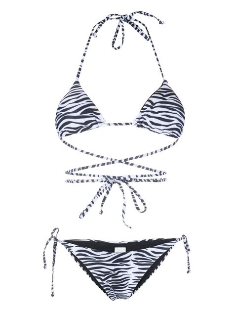 Matin E Kate Strappy Zebra Print Bikini Eraldo Us