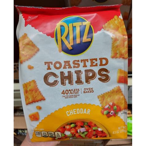 Nabisco Ritz Sour Cream And Onionoriginalcheddar Toasted Chips 229g