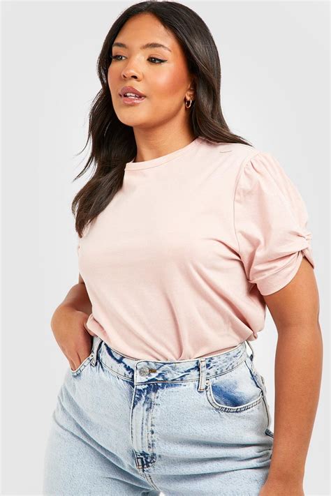 Ruched Tops Ruched Crop And Long Sleeve Tops Boohoo Uk