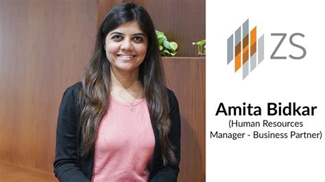 Zs Amita Bidkar Human Resources Manager Business Partner