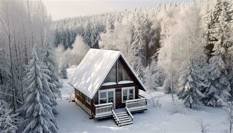 Winter Cottage Stock Photos, Images and Backgrounds for Free Download