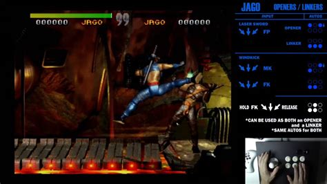 KILLER INSTINCT 1994 JAGO TUTORIAL Move List YouTube