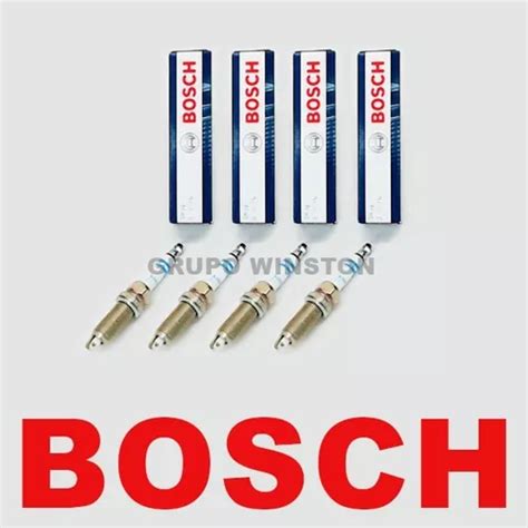 Jogo De 4 Velas Bosch 0242135524 Nissan Livina March Sentra ...