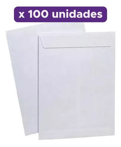 Sobre Blanco Manila Oficio Norma X 100 Unidades MercadoLibre