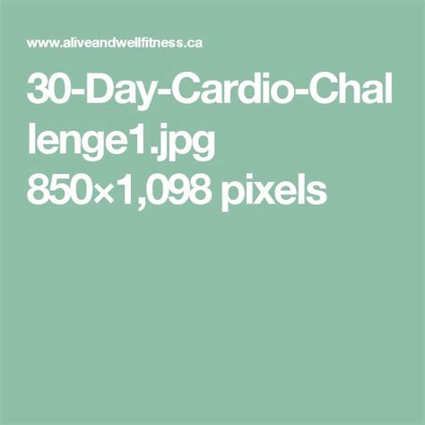 Cardio Exercise Workouts Exercises 30 Day Leg Challenge 30th Pixel