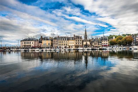 Old Port of Honfleur, Normandy, France Editorial Stock Image - Image of travel, picteresque ...