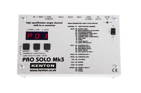 Pro Solo Mk3 - Kenton Electronics