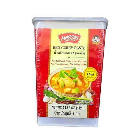 Maesri Red Curry Paste Zhicay Foods