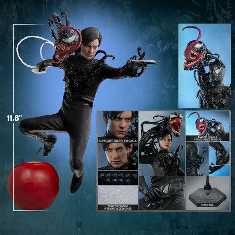 Spider Man Black Suit Sixth Scale Figure By Hot Toys Sideshow Collectibles