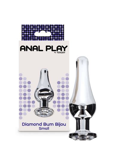 Plug Anal Metálico Diamond Bum Bijou Pequeno My Sex Shop Portugal