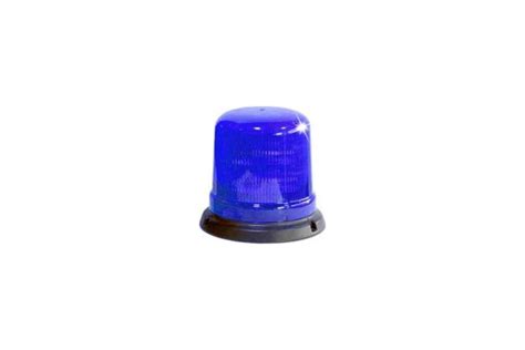 Проблесковый маяк AXIXTECH 12-24В 128х142мм синий, крепеж винт 1603 ...