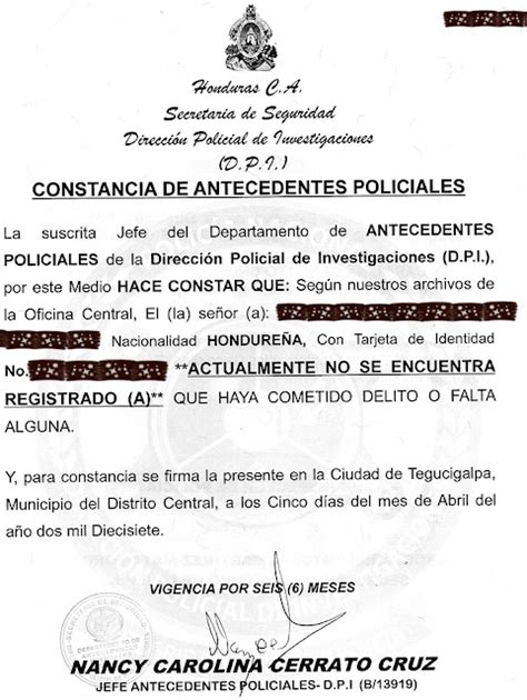 C Mo Puedo Limpiar Mis Antecedentes Policiales En Honduras Zg Abogados