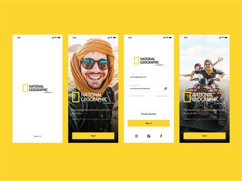 National Geographic UI app by George Dzhishkariani on Dribbble