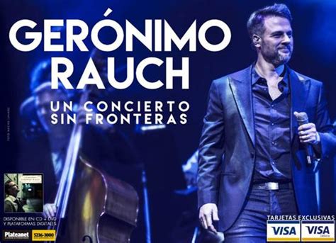 Gerónimo Rauch Presenta En Mar Del Pata “concierto Sin Fronteras