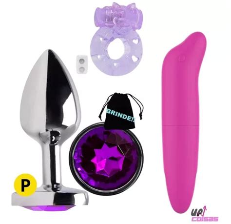 Vibrador Feminino Plug Anal A O P Anel Peniano Sexshop Mercadolivre