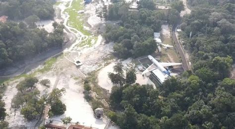 Antes E Depois Imagem Mostra Impacto Da Seca No Rio Negro Em Manaus