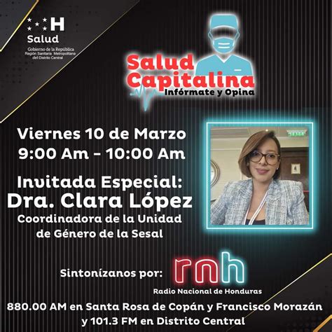 Secretar A De Salud De Honduras Oficial On Twitter Atenci N