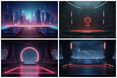 Cyberpunk Podium Backgrounds Hipfonts